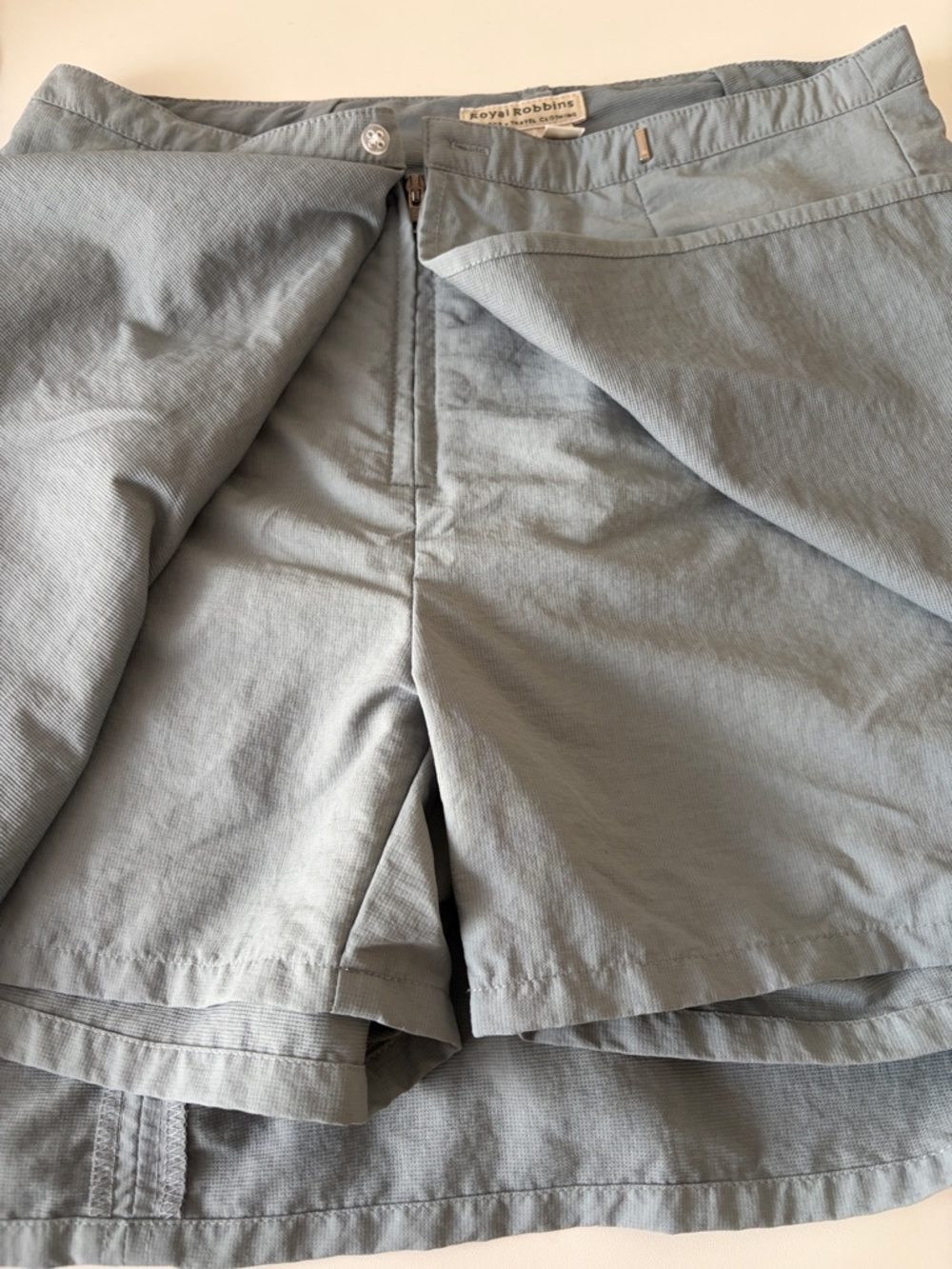 Royal Robbins Hiking Outdoor Dusty Blue Gray A-Line Skort Size 4 100% Nylon - Picture 7 of 14